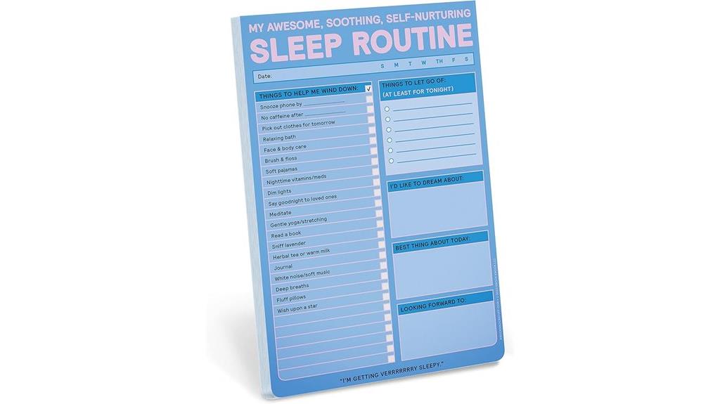 track your sleep routine