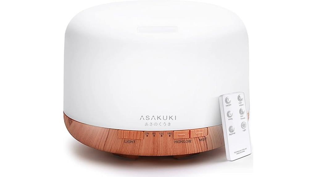 asakuki essential oil diffuser