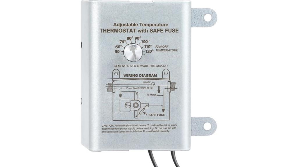 attic fan thermostat review