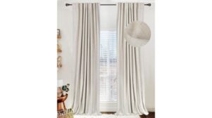 100% Blackout Shield Linen Curtains Review