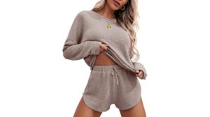 Ekouaer Womens Waffle Knit Pajama Sets Review