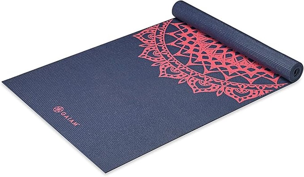 gaiam print yoga mat