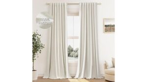 Cream Linen Blackout Curtains Review