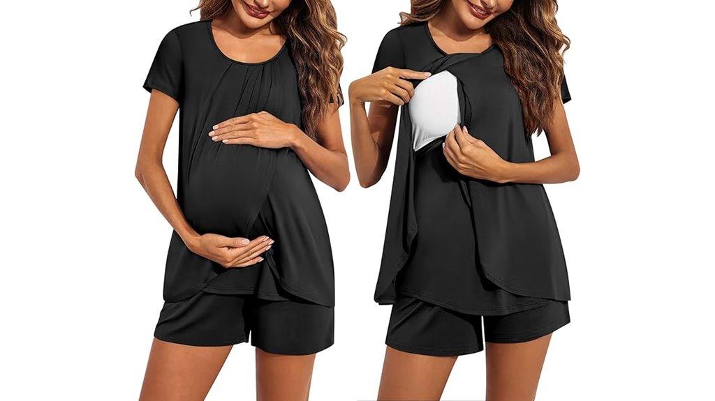 maternity nursing pajamas review