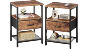 Huuger Nightstand Set of 2 Review