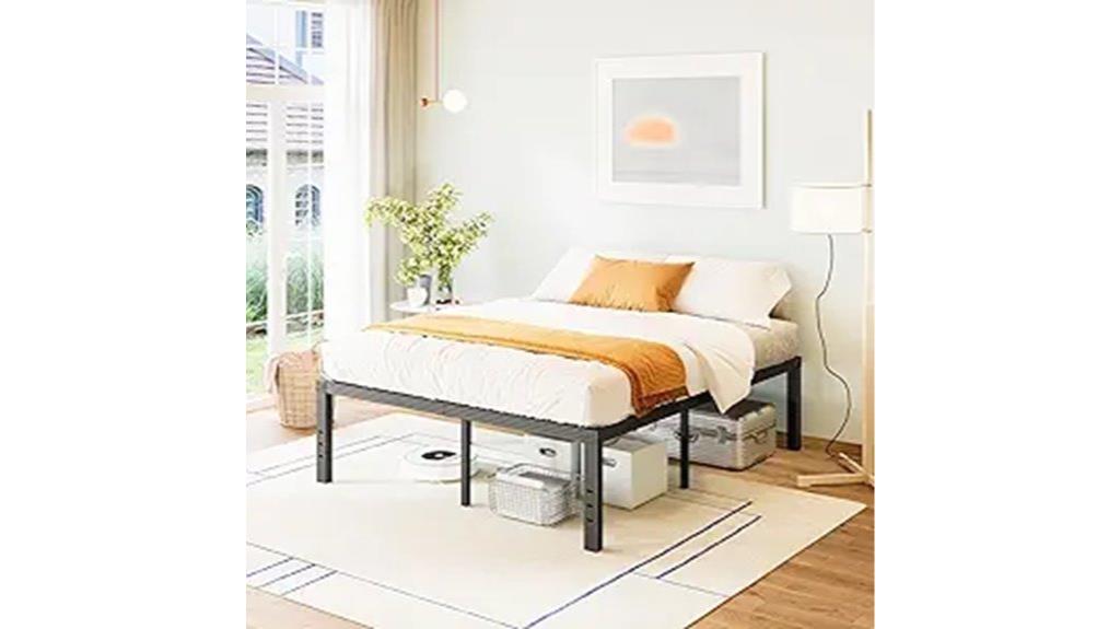 sturdy stylish queen bed frame