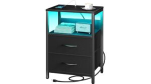 Yoobure Nightstand With Charging Station Review